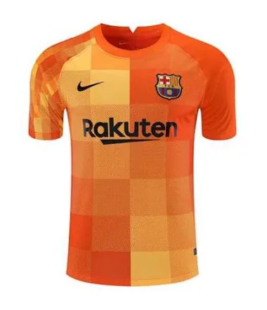 21-22 Barcelona orange goalkeeper