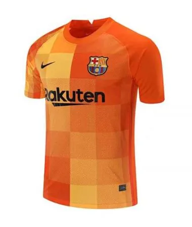 21-22 Barcelona orange goalkeeper