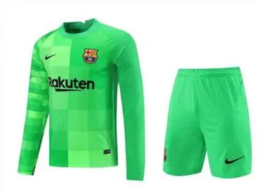 21-22 Barcelona green goalkeeper long sleeve