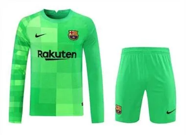 21-22 Barcelona green goalkeeper long sleeve