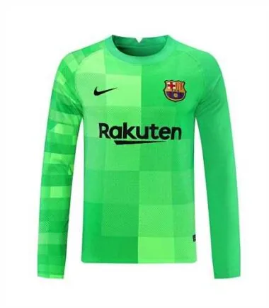 21-22 Barcelona green goalkeeper long sleeve
