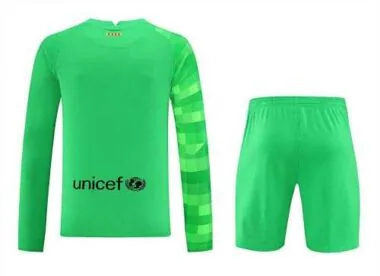 21-22 Barcelona green goalkeeper long sleeve
