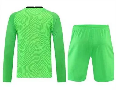 2021 Frankrijk groene keepersshirt met lange mouwen