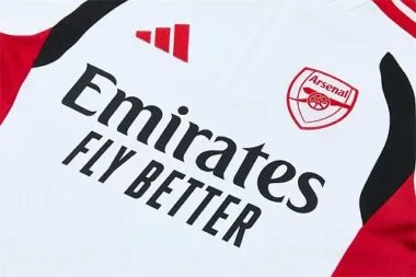 26-27 Arsenal white Training Kit Soccer T-Shirt AAAAJersey Supply Yupoo