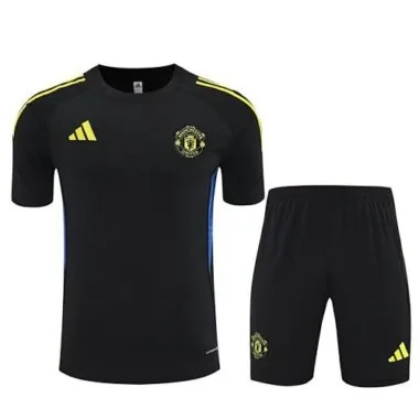 25-26 Manchester United Black Training Kit Soccer AAAAJersey Yupoo