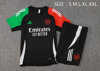 24-25 Arsenal Black Training Kit Soccer