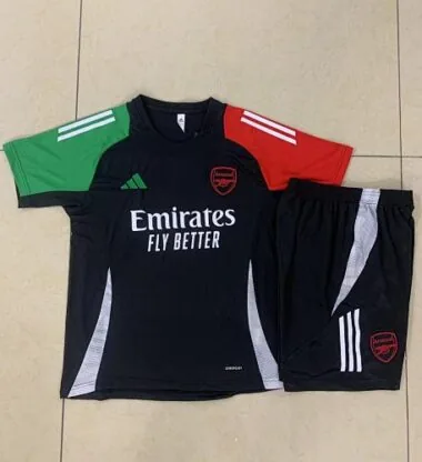24-25 Arsenal Black Training Kit Soccer