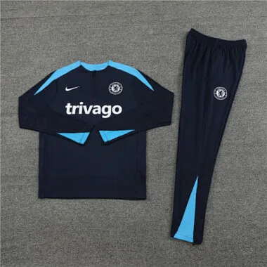 24-25 Chelsea Player Long Sleeve Training Suit Football Shirts(1)