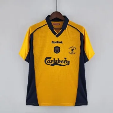 00-01 Retro Liverpool Soccer Jersey Away