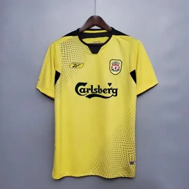 Camiseta de fútbol retro del Liverpool (visitante) de la temporada 04-05
