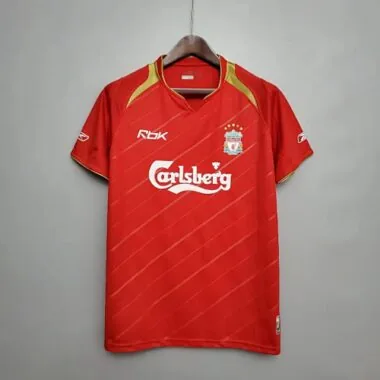 Camiseta retro del Liverpool de la temporada 05-06 (local)