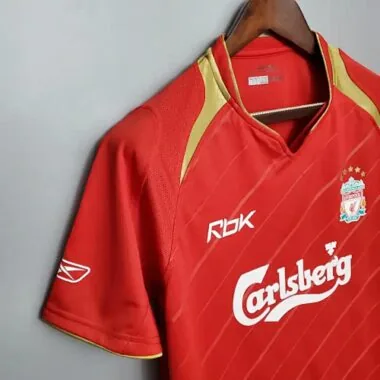 05-06 Retro Liverpool Soccer Jersey Home