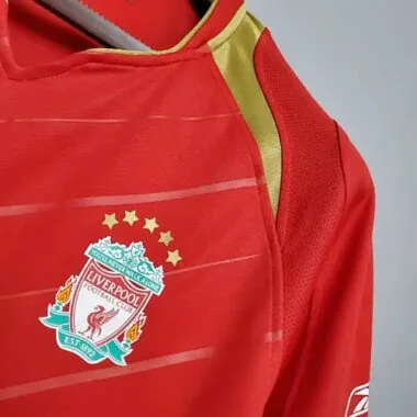 05-06 Retro Liverpool Soccer Jersey Home