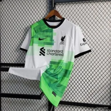 23-24 Liverpool uitwedstrijd, maten S-4XL, goedkope voetbalshirts