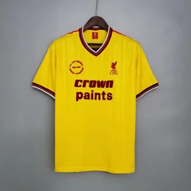 Camiseta de fútbol retro del Liverpool de la temporada 85-86 (visitante)