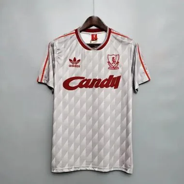 89-91 Retro Liverpool Soccer Jersey Away