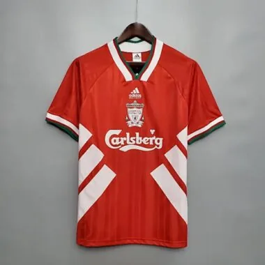 Camiseta de fútbol retro del Liverpool, temporada 93-95, para partidos en casa