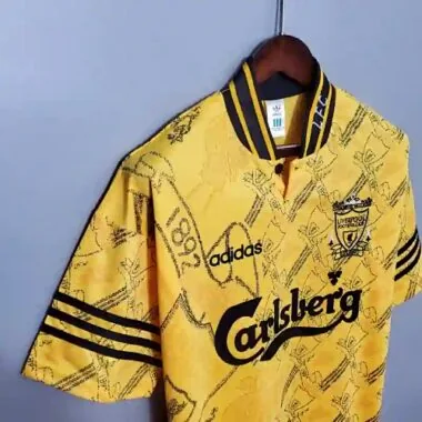94-96 Retro Liverpool voetbalshirt (derde uittenue)