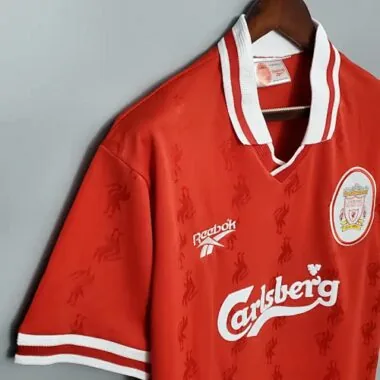 Maglia da calcio del Liverpool in stile retrò 96-97 (da casa)