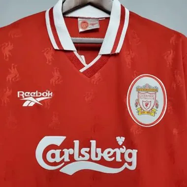 Maglia da calcio del Liverpool in stile retrò 96-97 (da casa)