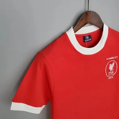 Retro Liverpool-voetbalshirt uit 1965 (thuiswedstrijd)