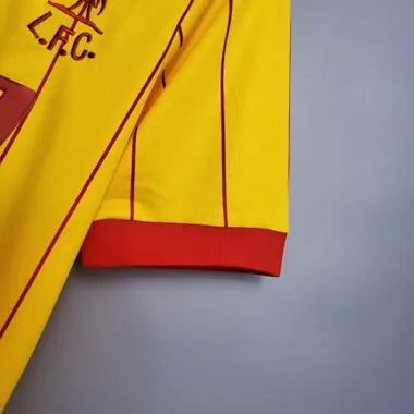 Camisa de futebol retro do Liverpool de 1984 (jogo fora)