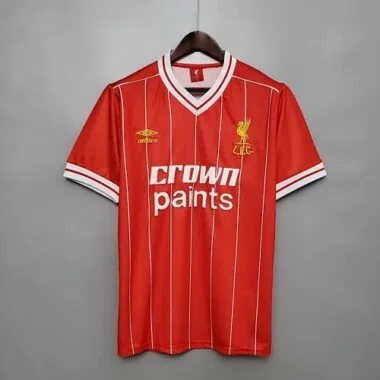 Camiseta de fútbol retro del Liverpool de 1984 (local)