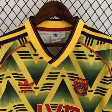 91-93 Retro Long Sleeve Arsenal Away S-XXL