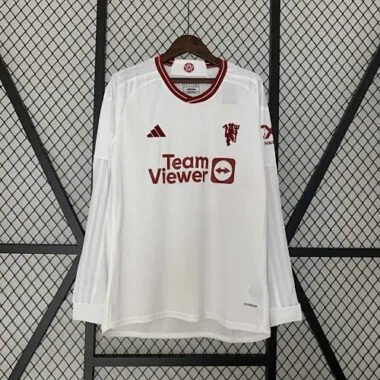 23-24 Manchester United Third Kit Long sleeve Shirt Soccer Jerseys For Sale