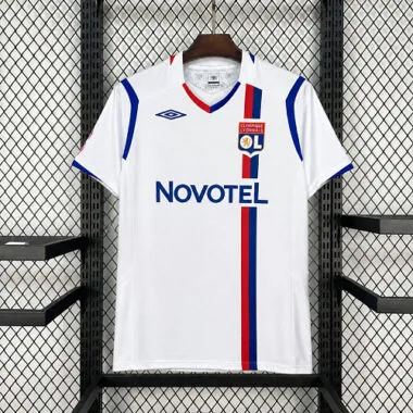 08-09 Lyon Home Kit Retro Soccer T-Shirt AAAAJersey Supply Yupoo
