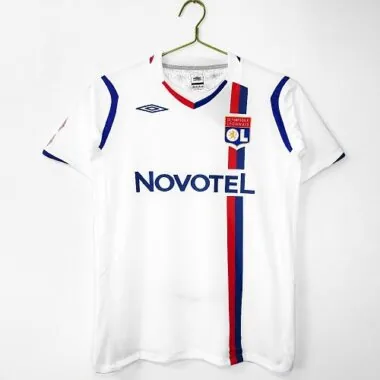 08-09 Lyon Home Kit Retro Soccer T-Shirt AAAAJersey Supply Yupoo