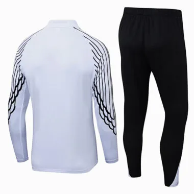 25-26 PSG Training Kits Long White Football Tracksuits