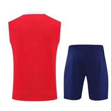 25-26 PSG Red Training Kits Football Vest Suits