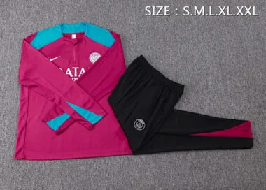 24-25 PSG Long Sleeve Training Suit Football Shirts(3)