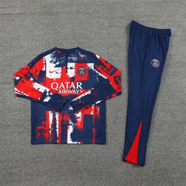 24-25 PSG Long Sleeve Training Suit Football Shirts(5)