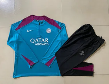 24-25 PSG Long Sleeve Training Suit Football Shirts(6)