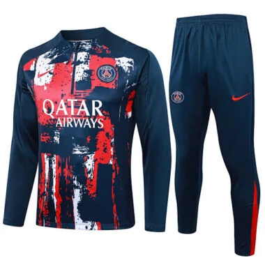 24-25 PSG Long Sleeve Training Suit Football Shirts(11)