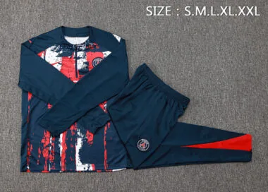 24-25 PSG Long Sleeve Training Suit Football Shirts(11)