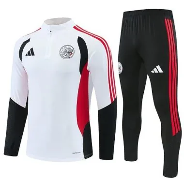 26-27 Ajax White Training Kit Soccer T-Shirt AAAAJersey Supply Yupoo