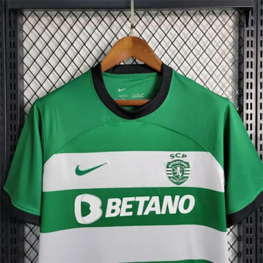 23-24 Sporting Lisbon Home Shirt Football Jerseys Yupoo