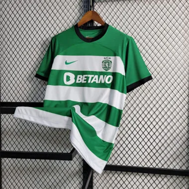 23-24 Sporting Lisbon Home Shirt Football Jerseys Yupoo