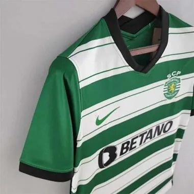 22-23 Sporting Lisbon Home Shirt Football Jerseys Yupoo