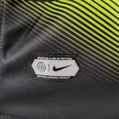 Sporting Lisbon 2022/23 Black Neon Green Away Jersey
