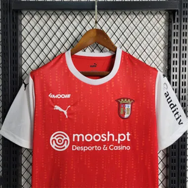23-24 Braga Home Size S-XXL Soccer Jerseys