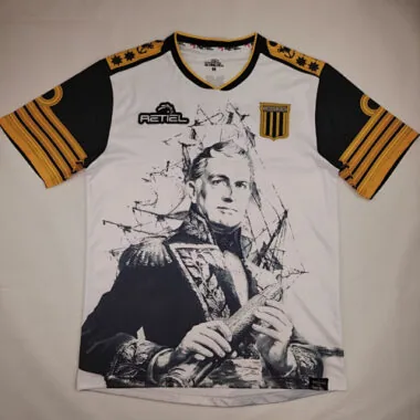 21-22 Almirante Brown Admiral White Kit Commemorative Edition Soccer AAAAJersey