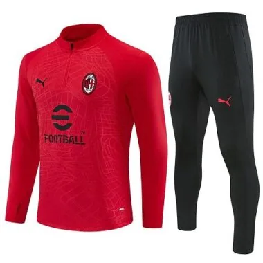 26-27 AC Milan Red Training Kit Soccer T-Shirt AAAAJersey Supply Yupoo