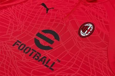 26-27 AC Milan Red Training Kit Soccer T-Shirt AAAAJersey Supply Yupoo