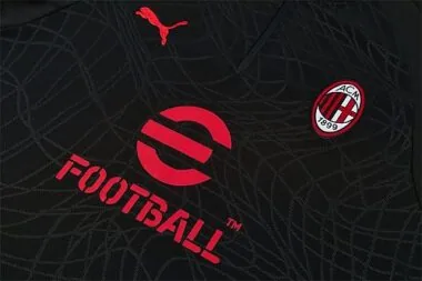 26-27 AC Milan Black Training Kit Soccer T-Shirt AAAAJersey Supply Yupoo