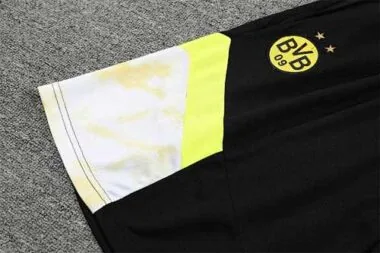 22-23 Dortmund vest training suit kit black and white