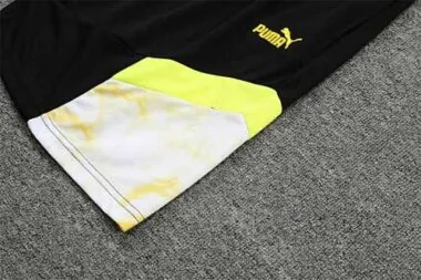 22-23 Dortmund vest training suit kit black and white